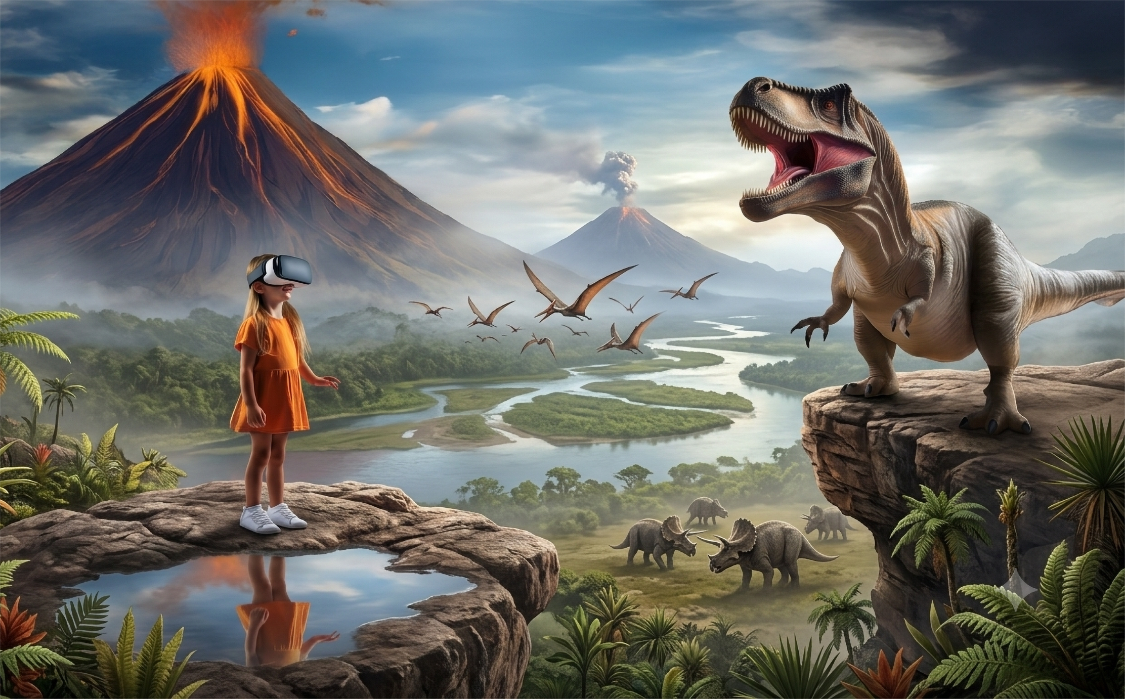 Géotrip: voyage géologique en réalité virtuelle