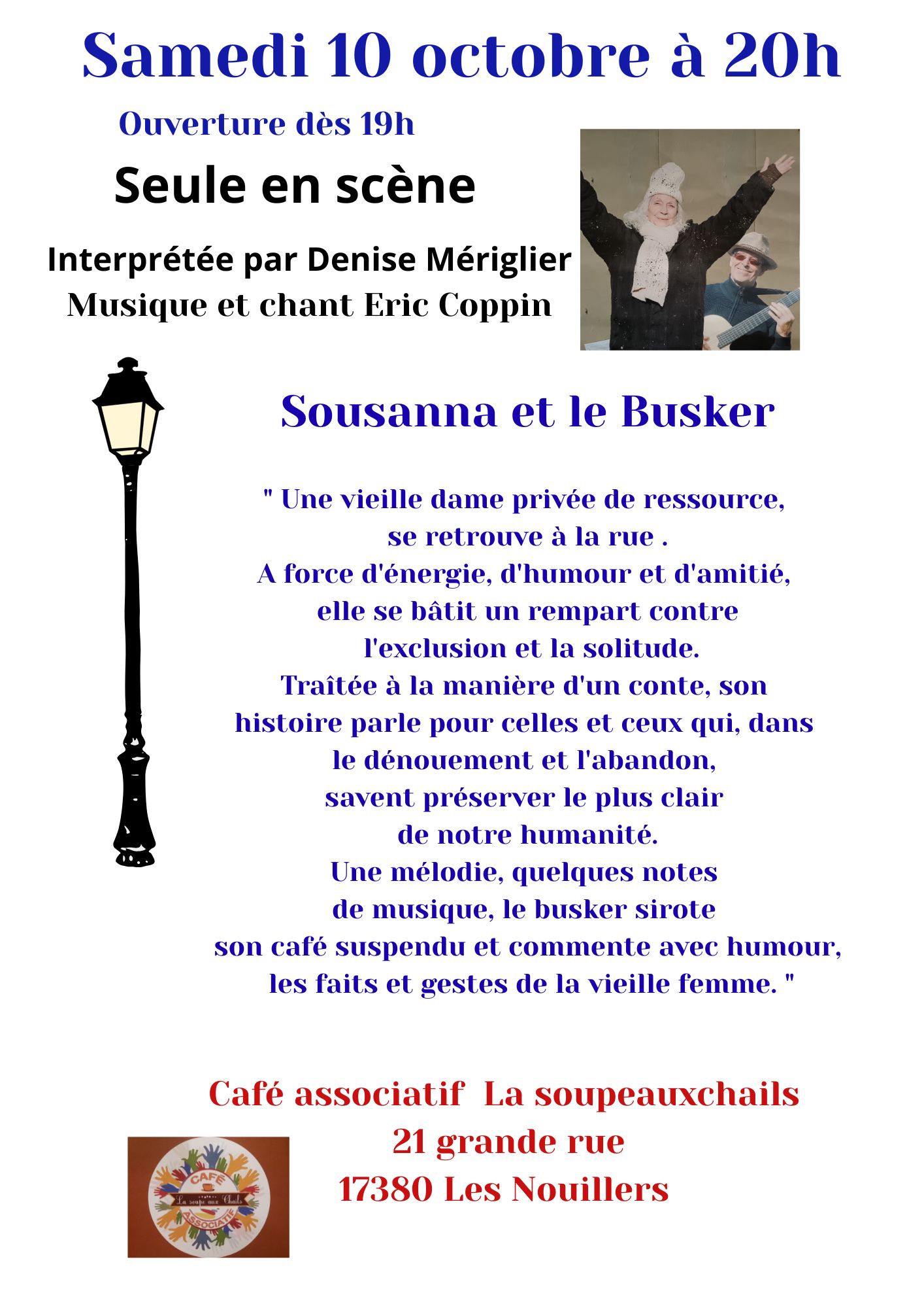 Seule en scène : Sousanna et le Busker