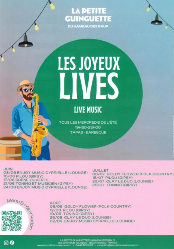 Les Joyeux Lives d'été du Hameau des Baux - La Petite Guinguette