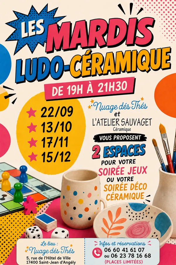 Les mardis Ludo-céramique