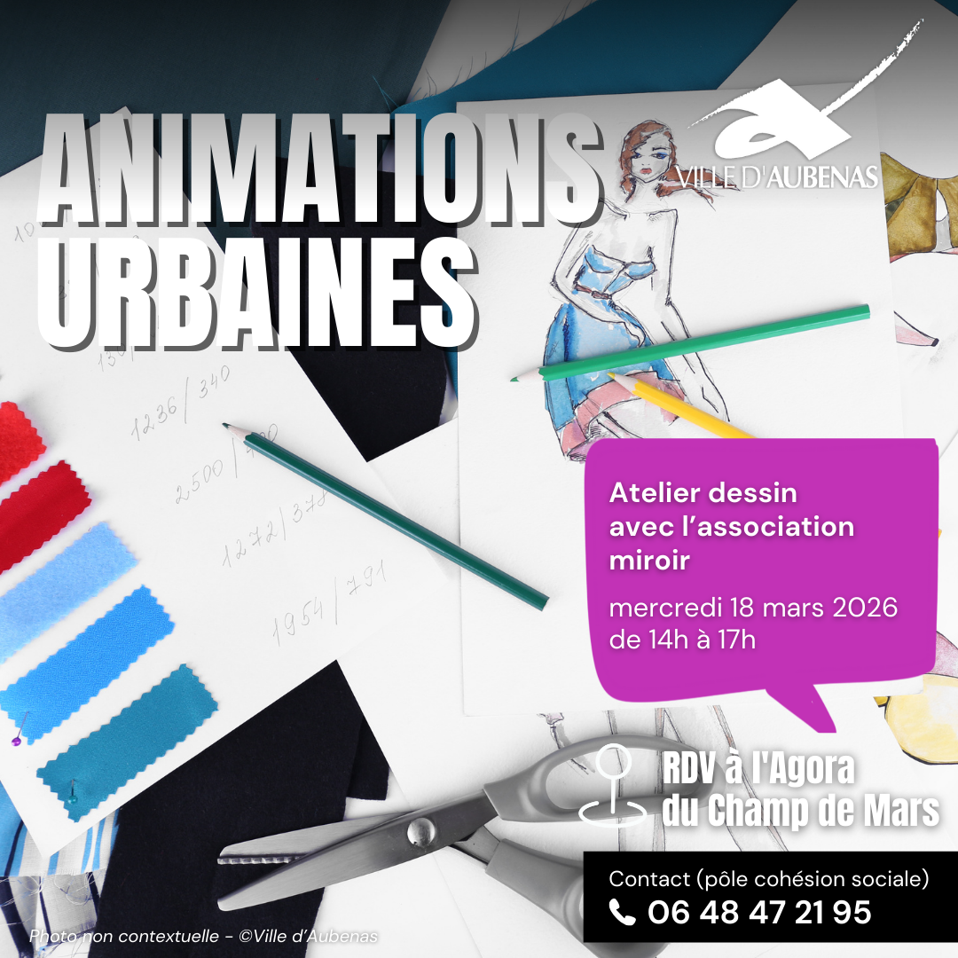Animations urbaines : Atelier artistique avec l'association Miroir