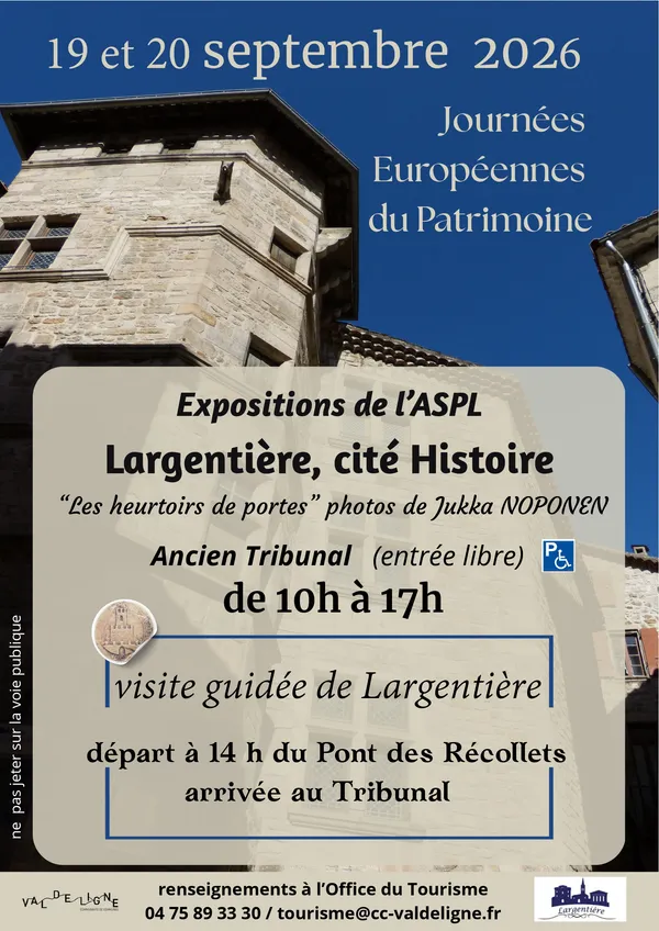 Journées européennes du Patrimoine: Exposition "Largentière, Mille ans d'Histoire"