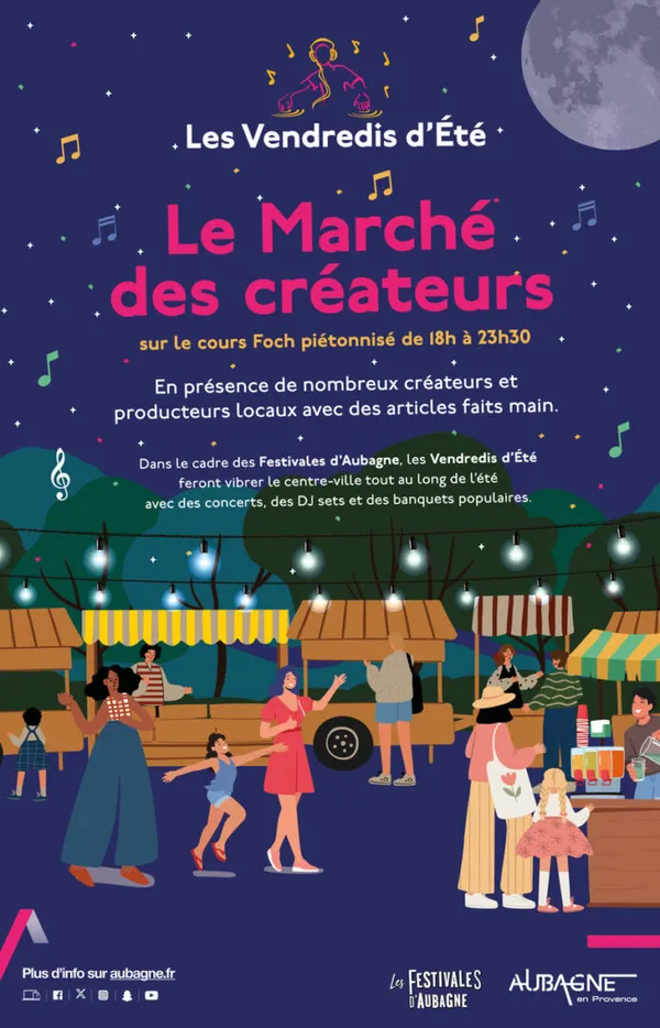 Le marché des créateurs à Aubagne