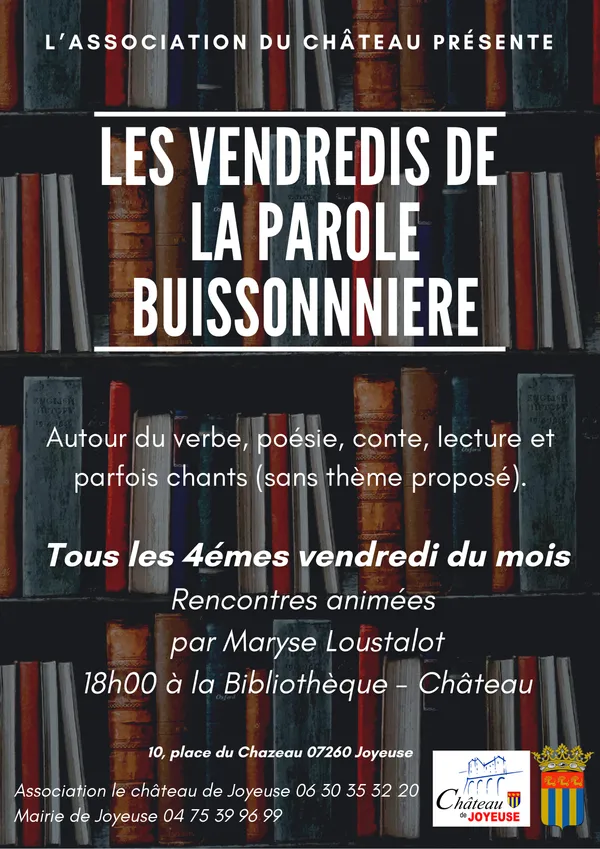 Les vendredis de la parole buissonniere