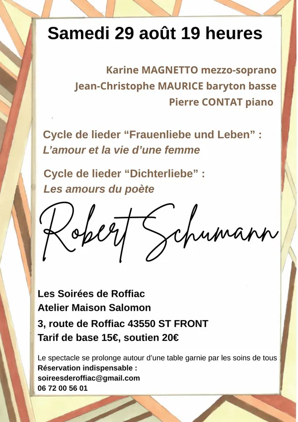 Les soirées de Roffiac - "Robert Schumann"