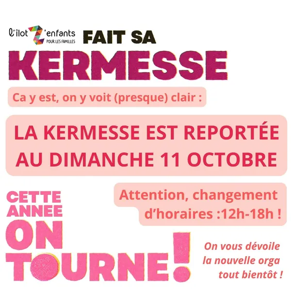 L'îlot z'enfants fait sa kermesse