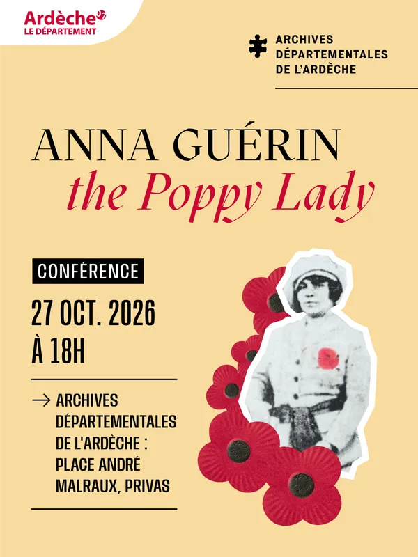 Conférence "Anna Guérin, the Poppy Lady"