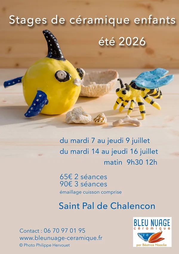 Stage de céramique enfants