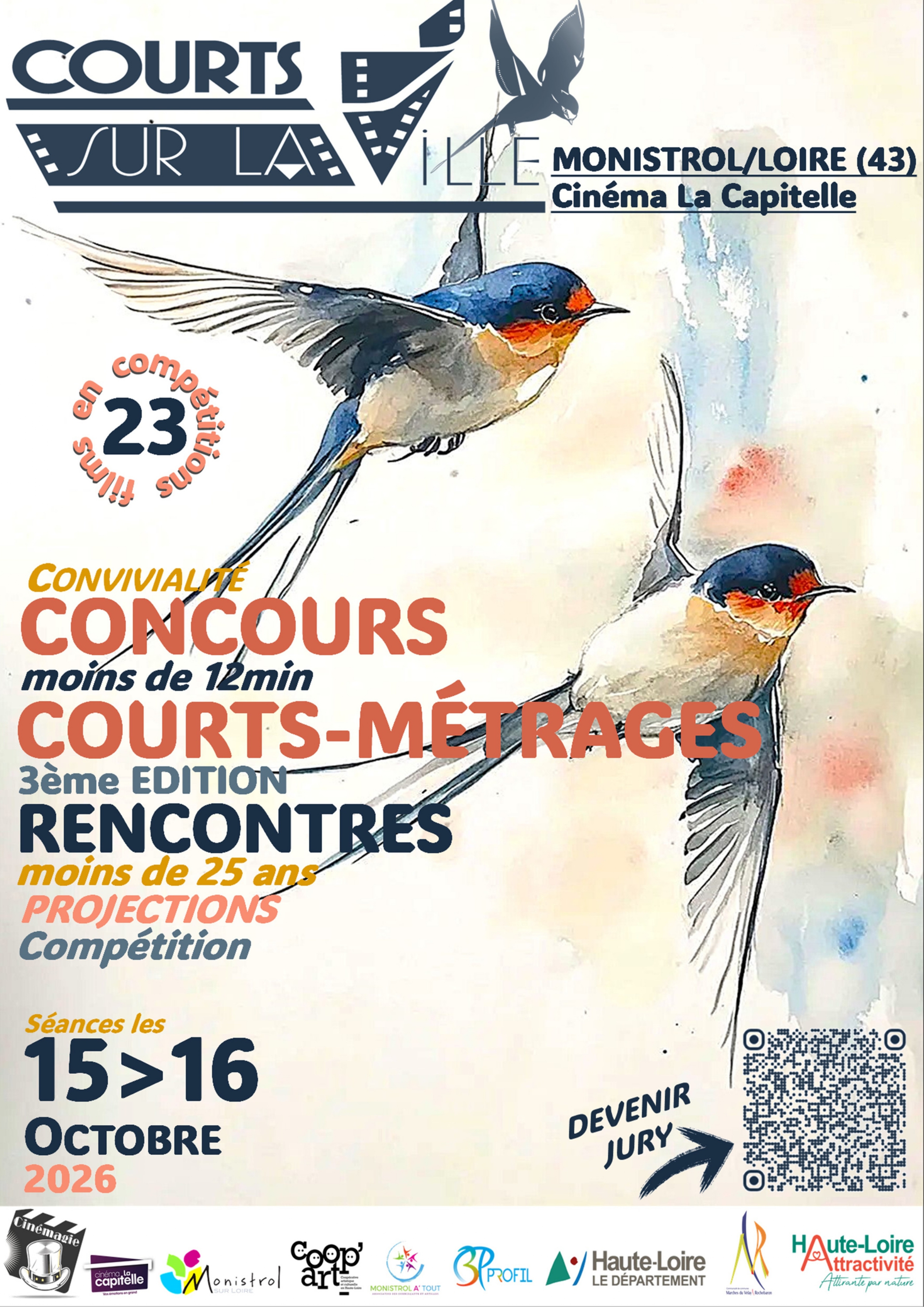 COURTS SUR LA VILLE : Concours de réalisation de courts-métrages avec Cinémagie