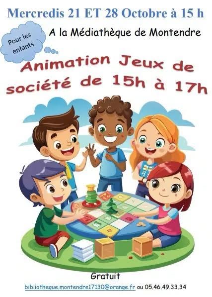 Animation jeux de société
