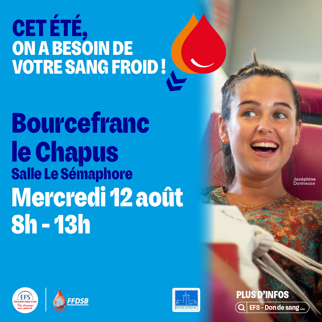 Don du sang - Bourcefranc