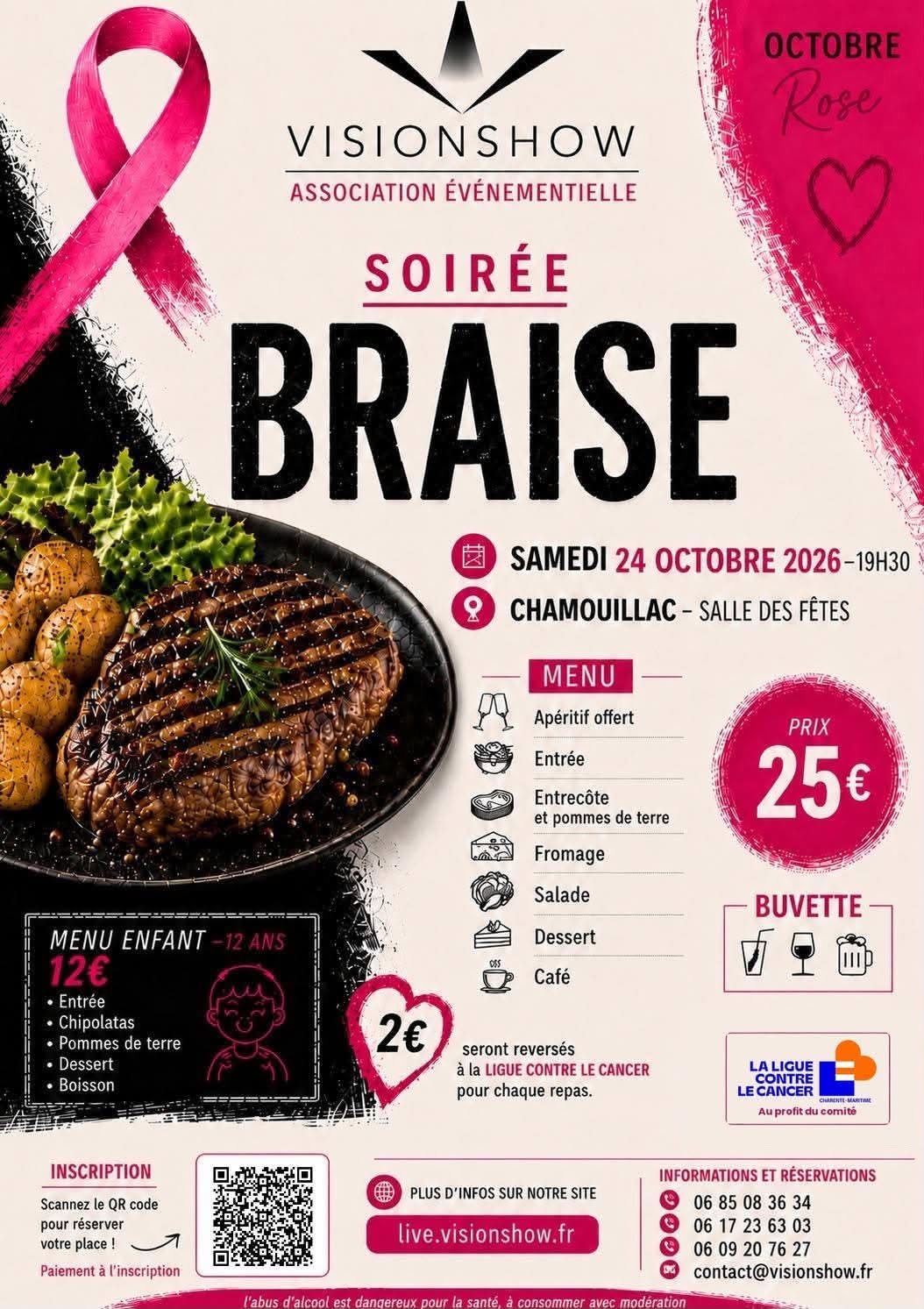 Octobre Rose - Soirée Braise