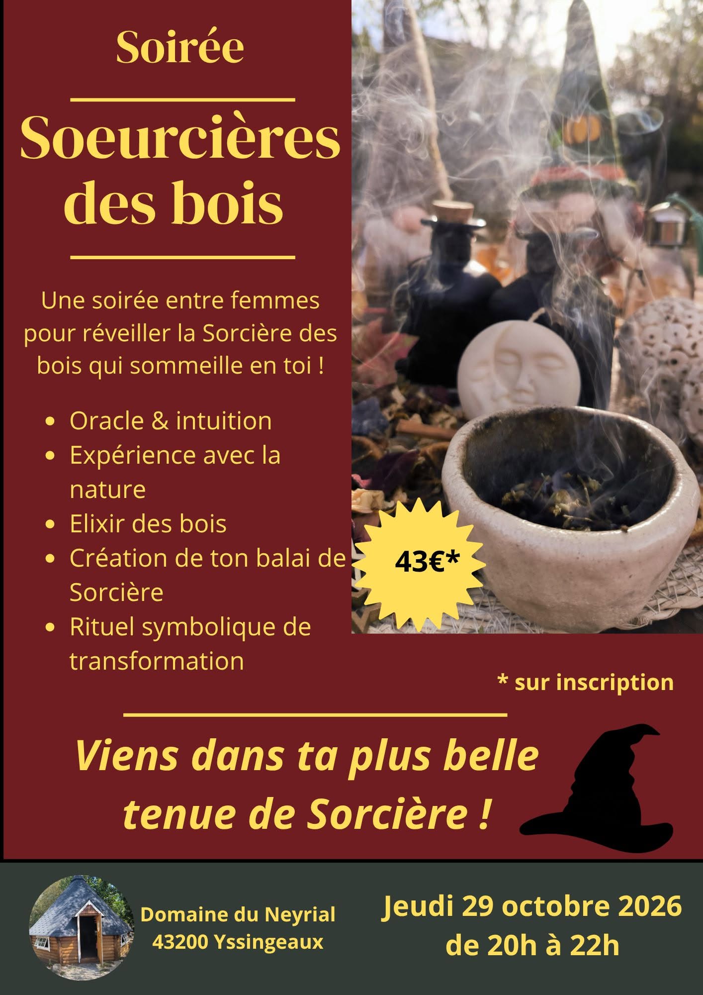 Soirée Soeurcière des bois