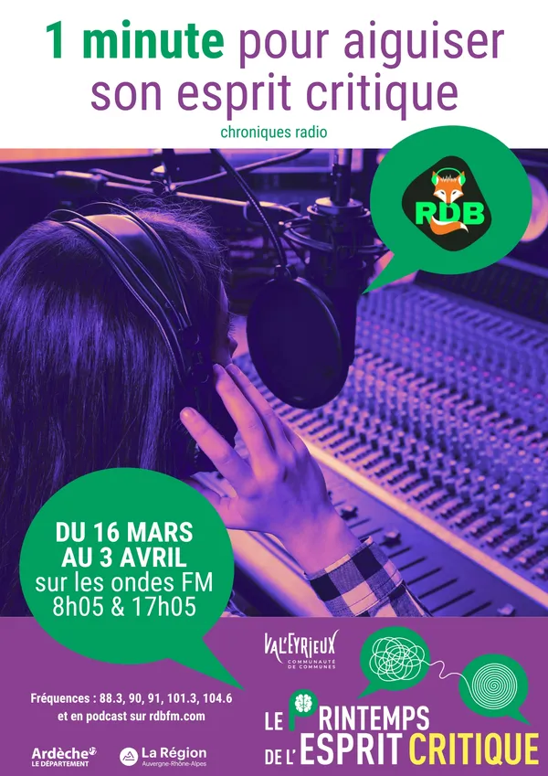 1 minute pour aiguiser son esprit critique - Printemps de l'Esprit Critique