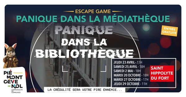 Escape Game - Panique dans la bibliothèque