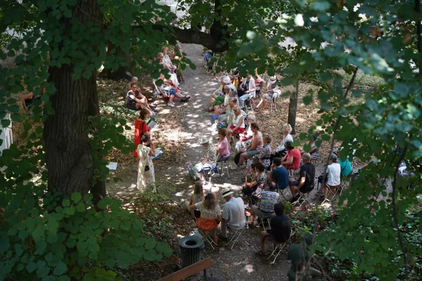 Lectures au jardin du Musée des Beaux-Arts
