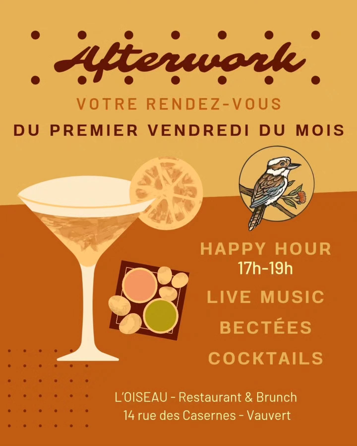 Afterwork de l'Oiseau Brunch