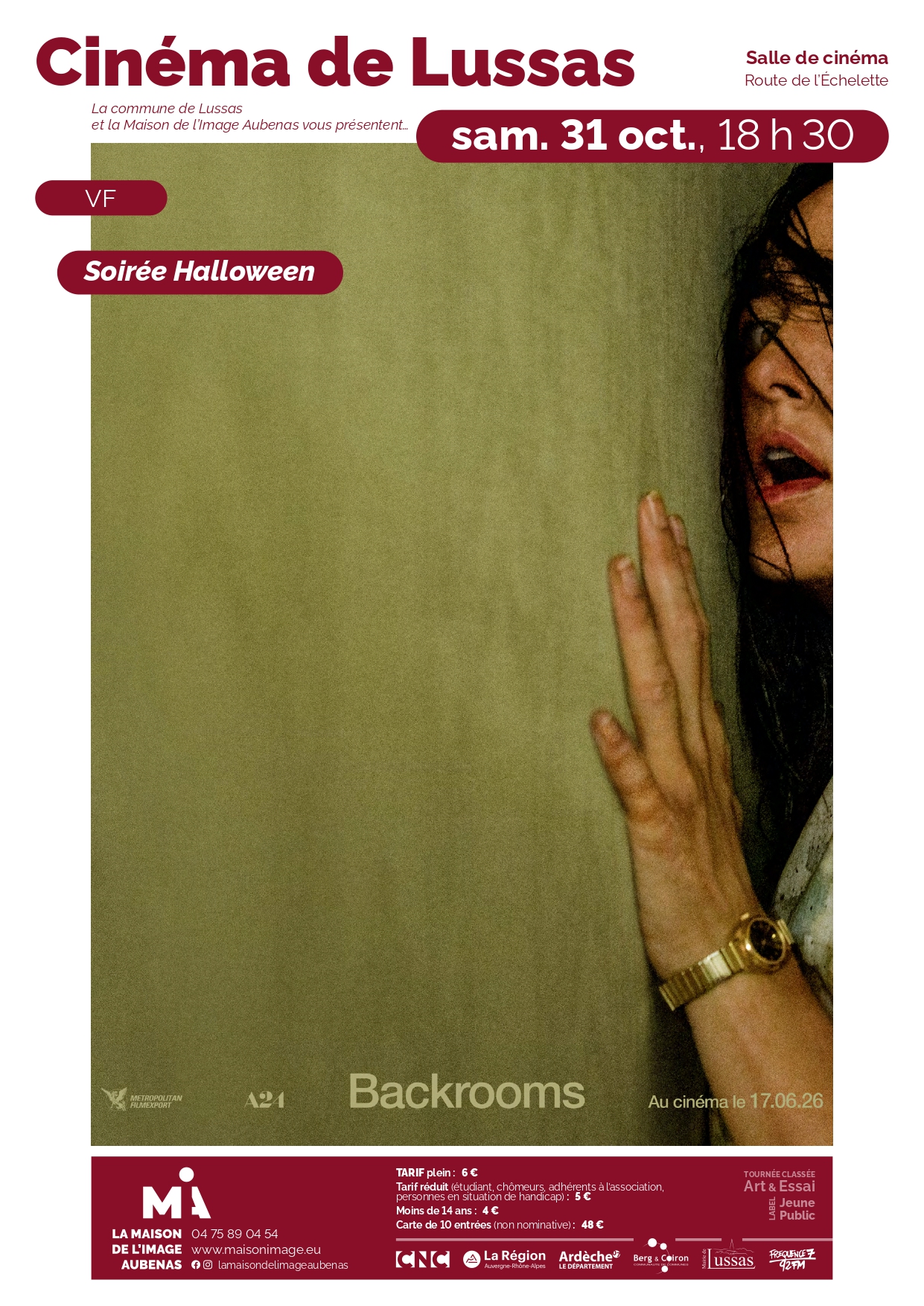 Cinéma pour Halloween avec "Backrooms"