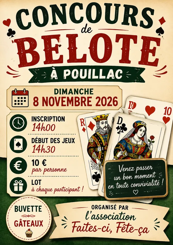 Concours de belote