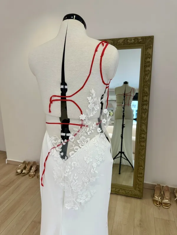Visite de l'atelier boutique Mademoiselle Dentelle créations