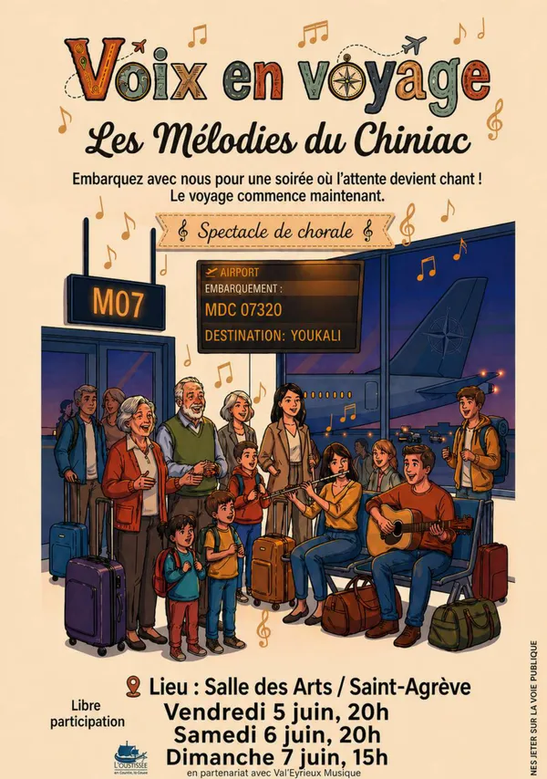 Représentation de la chorale "Les Mélodies du Chiniac"