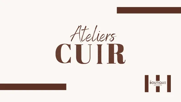 L'Atelier Cuir Octobre Rose par Antarès Sellier