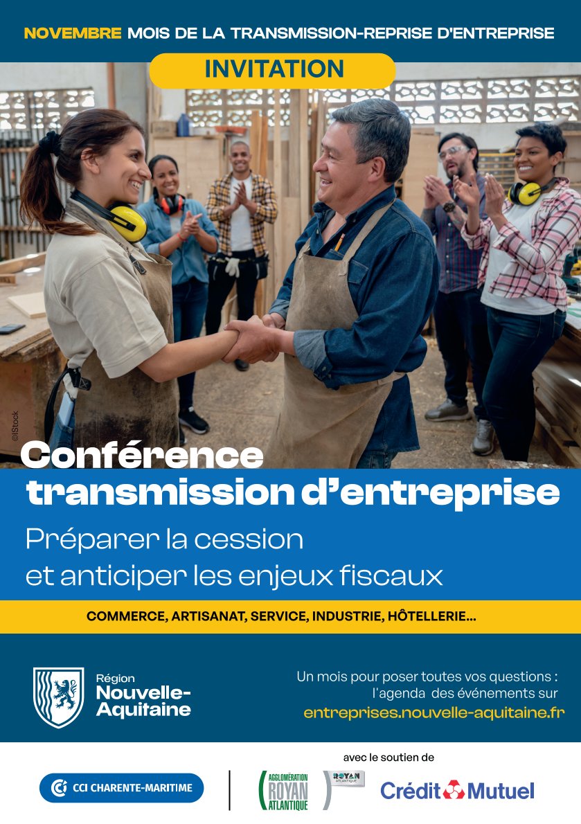 Conférence - Transmission d'entreprise : anticiper les enjeux fiscaux pour réussir son projet