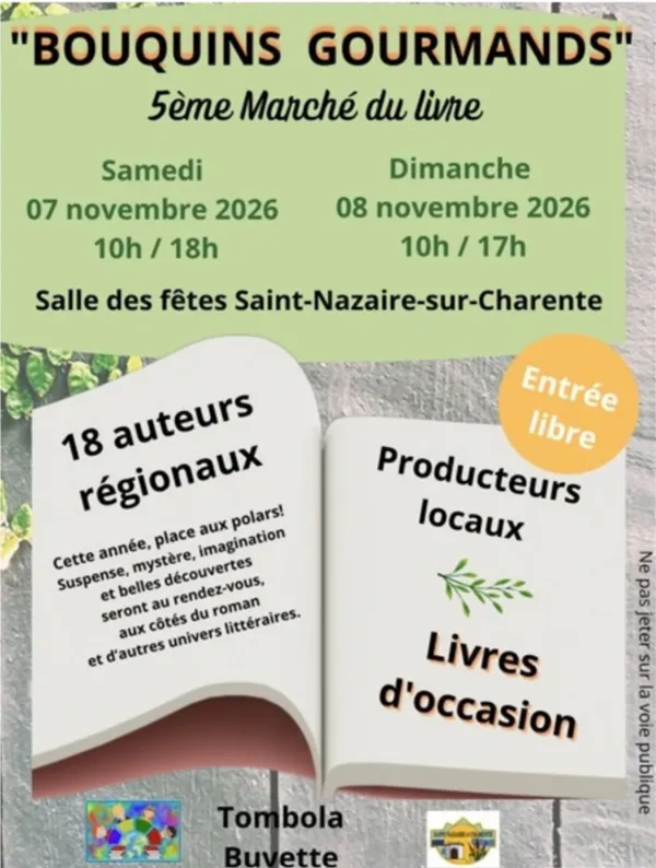 Marché du livre : Bouquin gourmands
