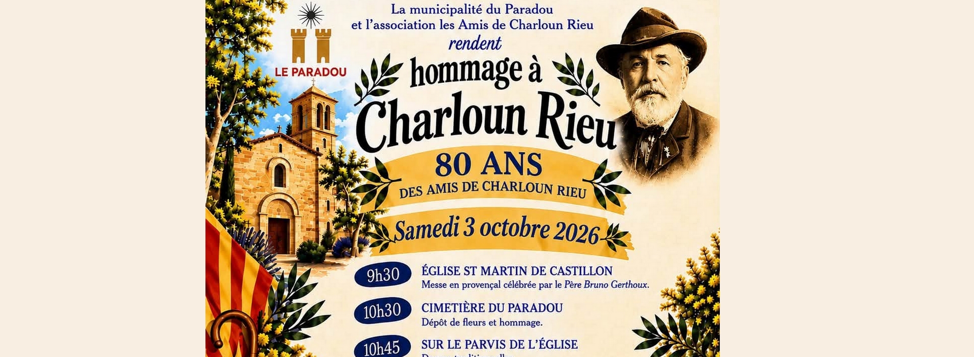Fête en honneur de Charloun Rieu