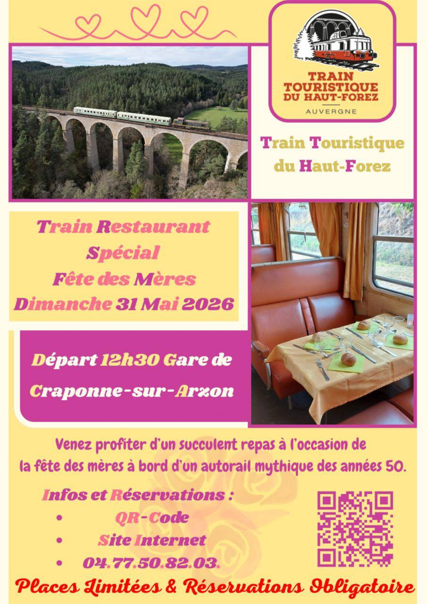 Train Restaurant de la fête des Mères