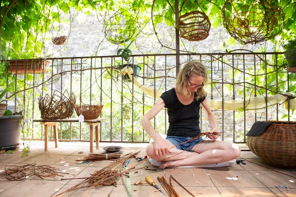 Atelier créatif : vannerie aléatoire en osier demi-journée