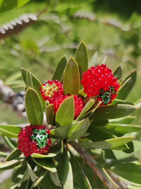 Atelier création "pendentif framboise"