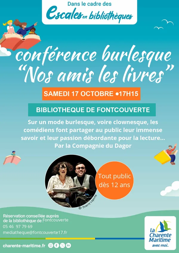 Spectacle  "Nos amis, les livres" - Cie du Dagor
