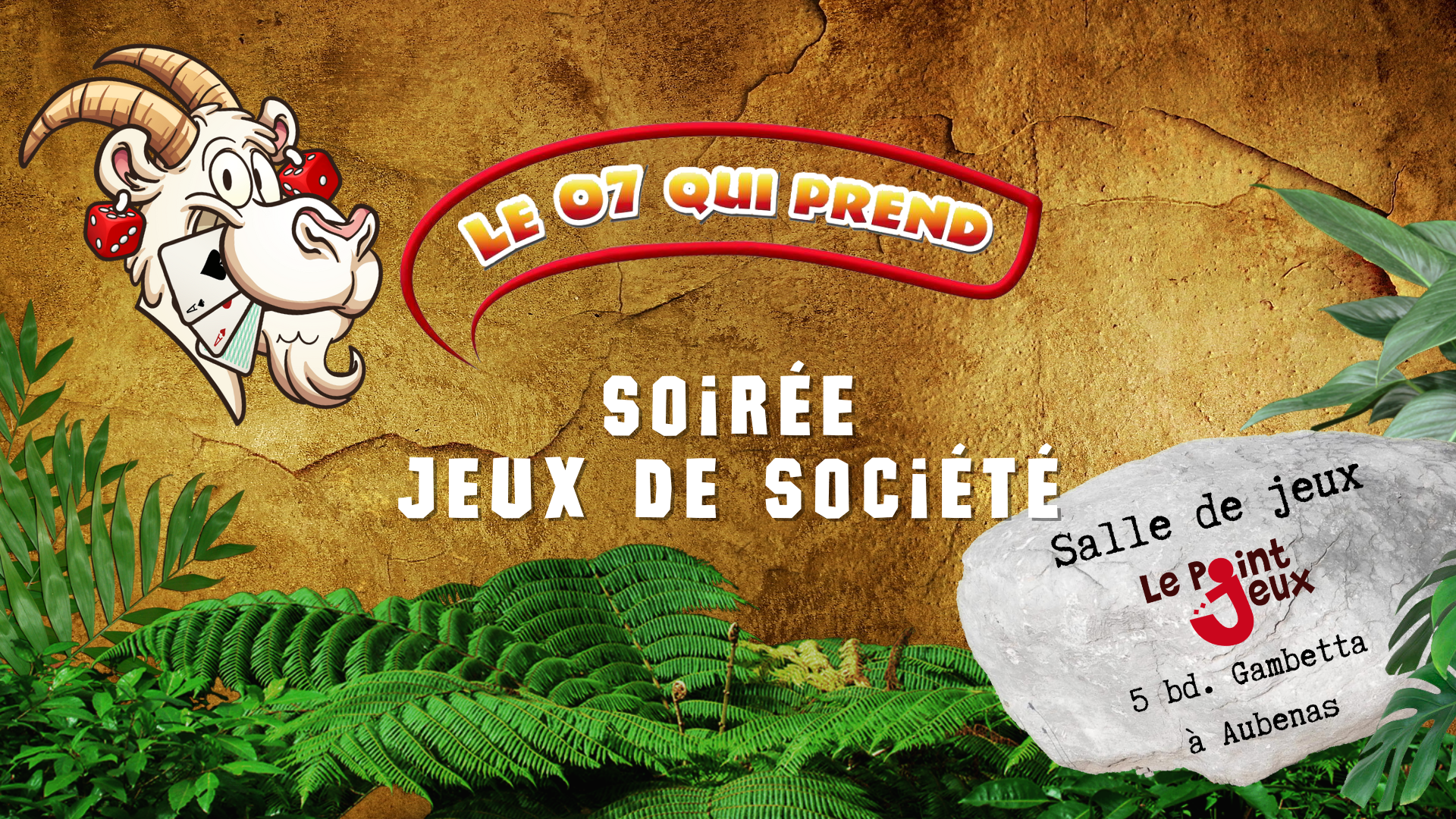 Le 07 qui prend tes vendredis : soirée jeux de société
