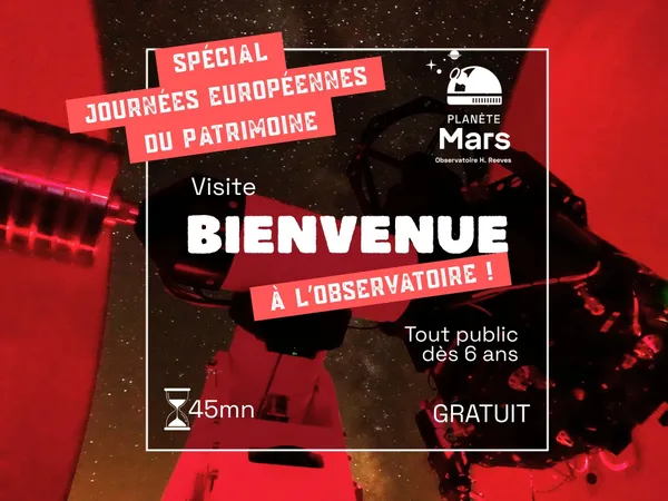 Bienvenue à l'observatoire - Spécial Journées Européennes du Patrimoine