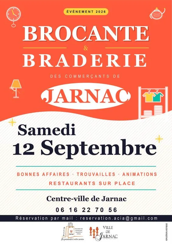 Brocante & Braderie des commerçants | Jarnac