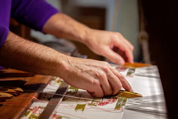 Visite commentée d'un atelier de tissage à la Maison des Canuts
