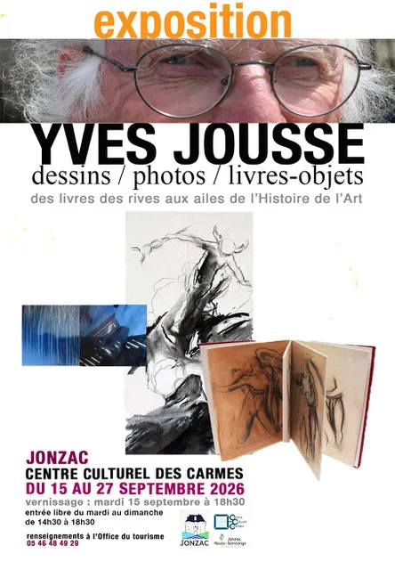 Exposition  Les livres des rives - Yves Jousse