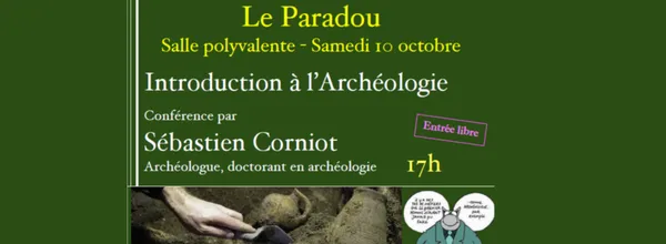 Conférence « Introduction à l’archéologie » à Paradou