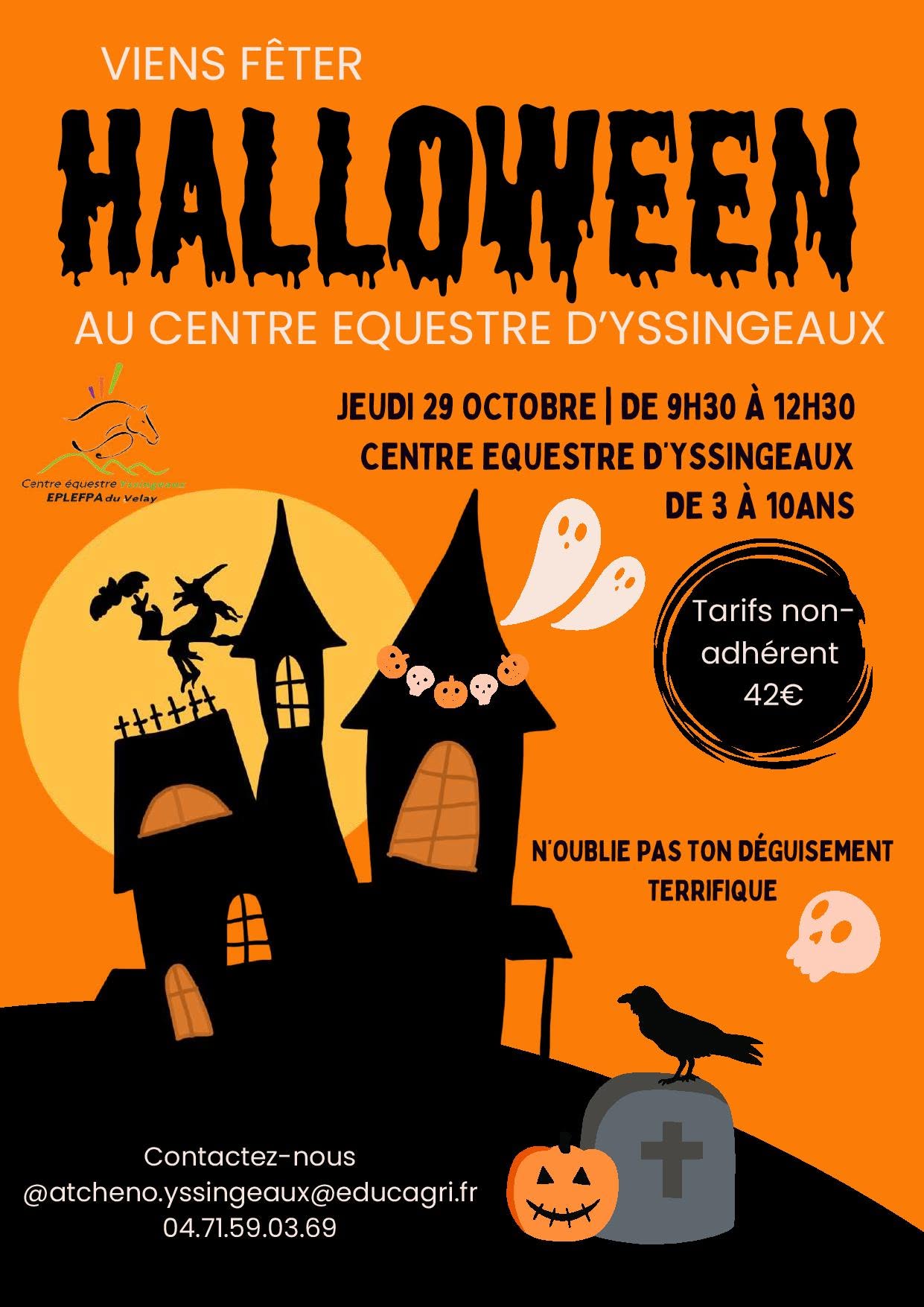 Viens fêter Halloween au Centre équestre