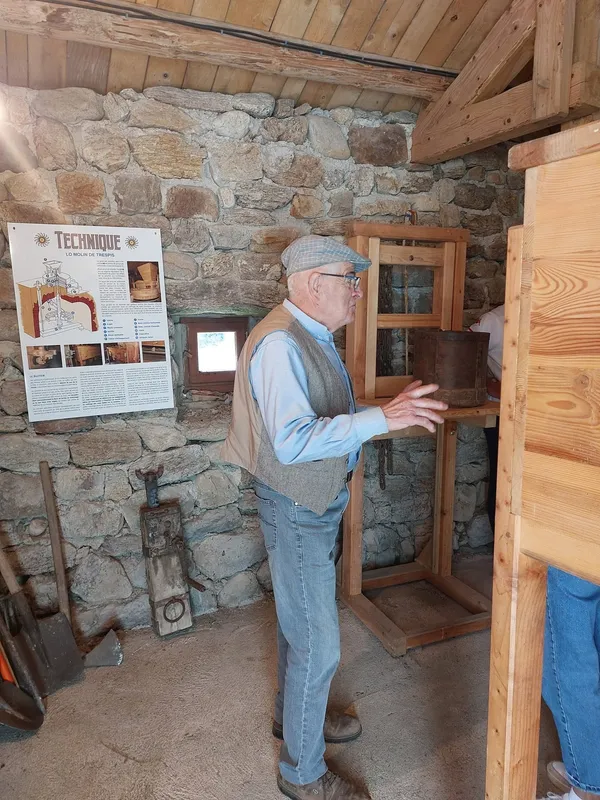 Visite guidée du moulin de Trespis
