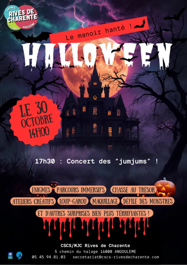 Halloween à Rives - Le manoir hanté