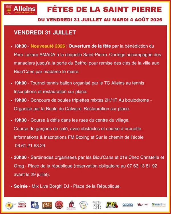 Fêtes votives de la Saint-Pierre