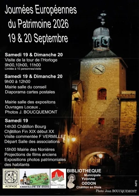 Visite de la Tour de l'Horloge de Châtillon