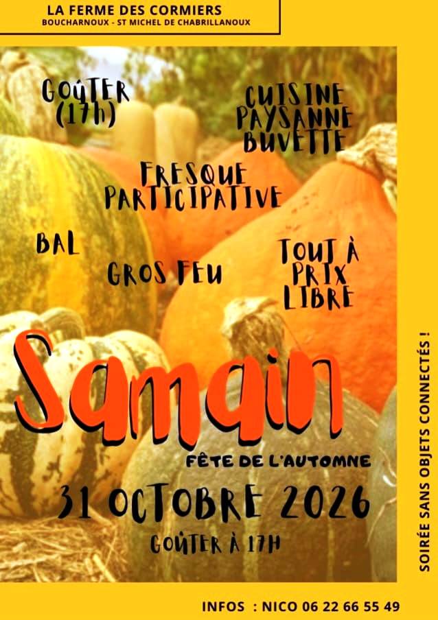 "Samain" : fête de l'automne à la Ferme des Cormiers