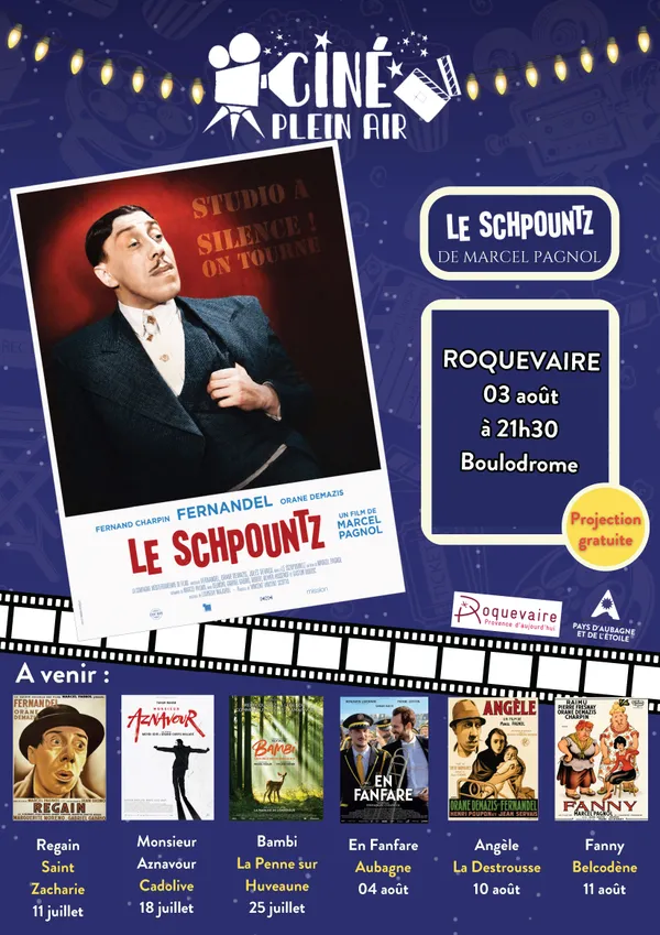 Ciné plein air - Le schpountz