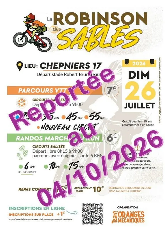 [ANNULÉ] La Robinson des Sables