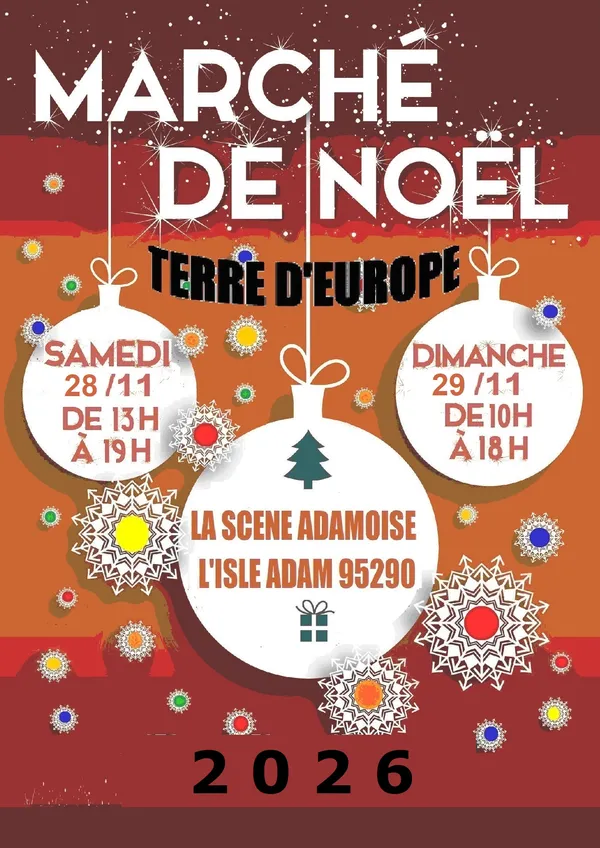 Marché de Noël par Terre d'Europe 2026