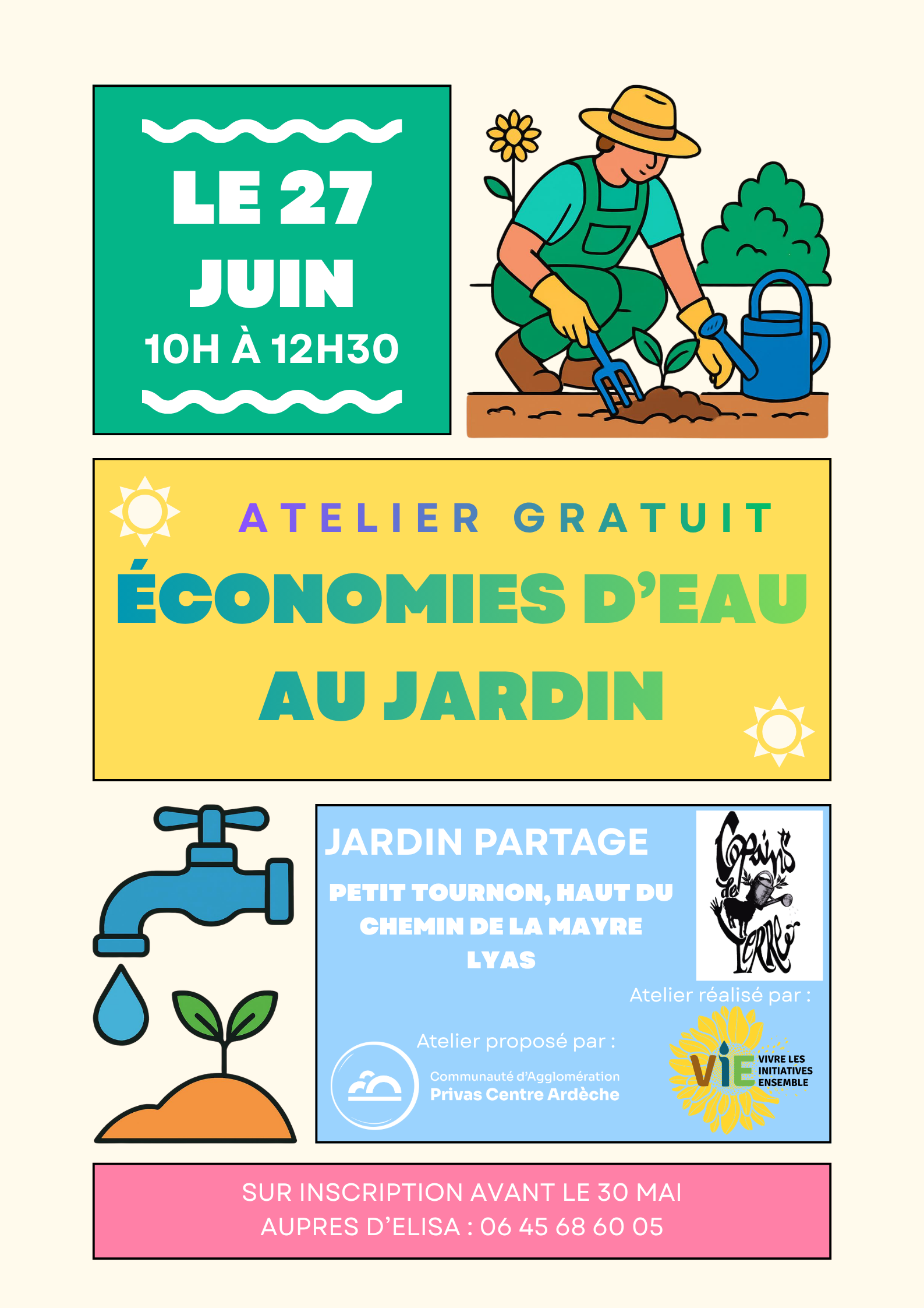 Mon jardin économe en eau