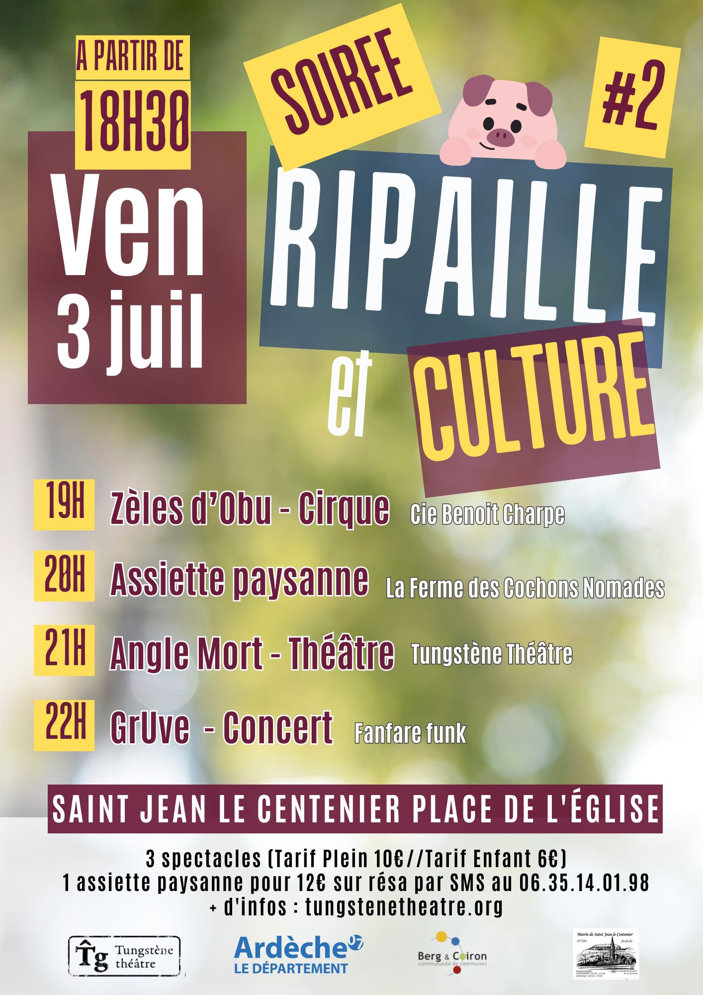 Soirée Ripaille et Culture